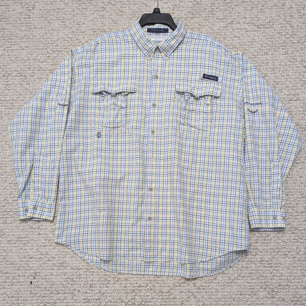 Columbia PFG Men's XL Vented Fishing Shirt Outdoor Casual Performance Gorpcore